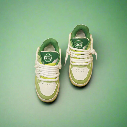 Yellow & White Sneakers